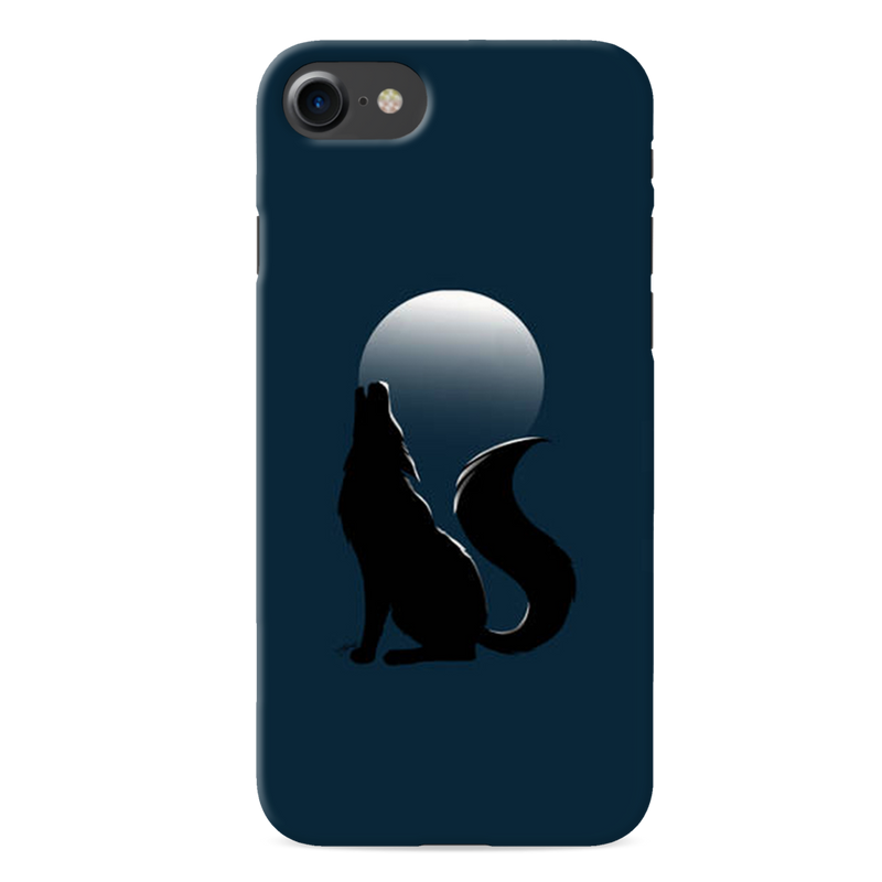 Wolf howling Printed Slim Cases and Cover for iPhone 7