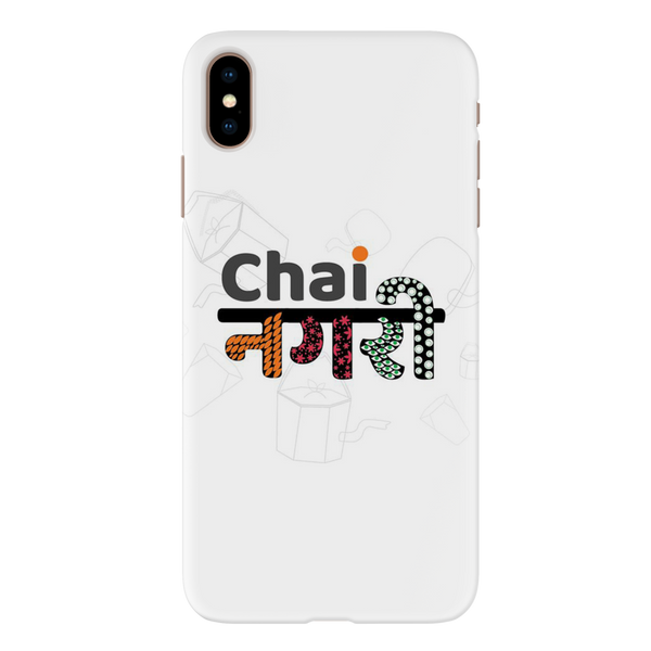 Chai Nagri Printed Slim Cases and Cover for iPhone XS Max