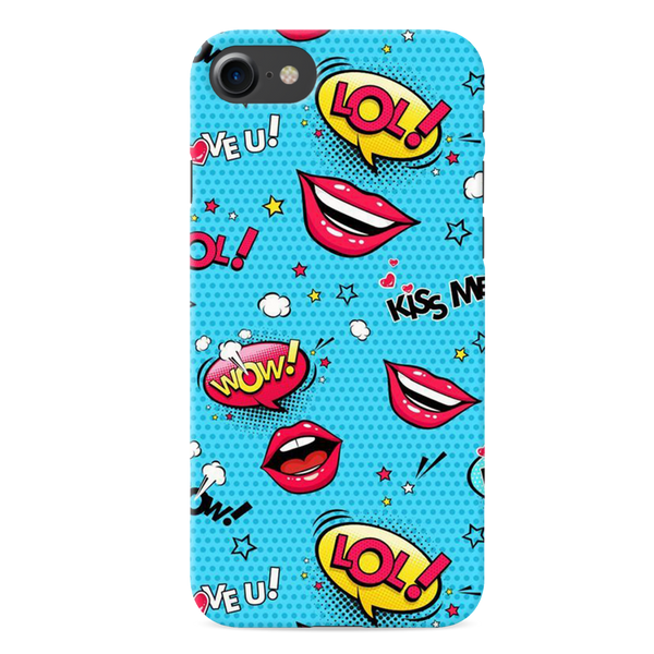 Kiss me Printed Slim Cases and Cover for iPhone 7