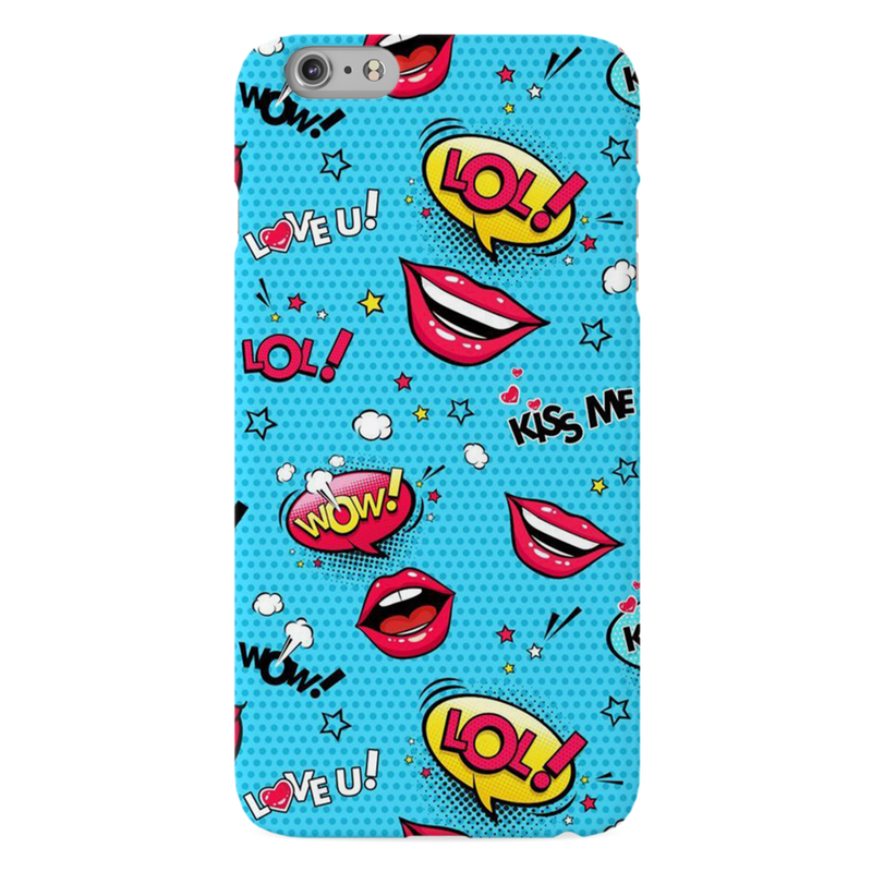 Kiss me Printed Slim Cases and Cover for iPhone 6 Plus