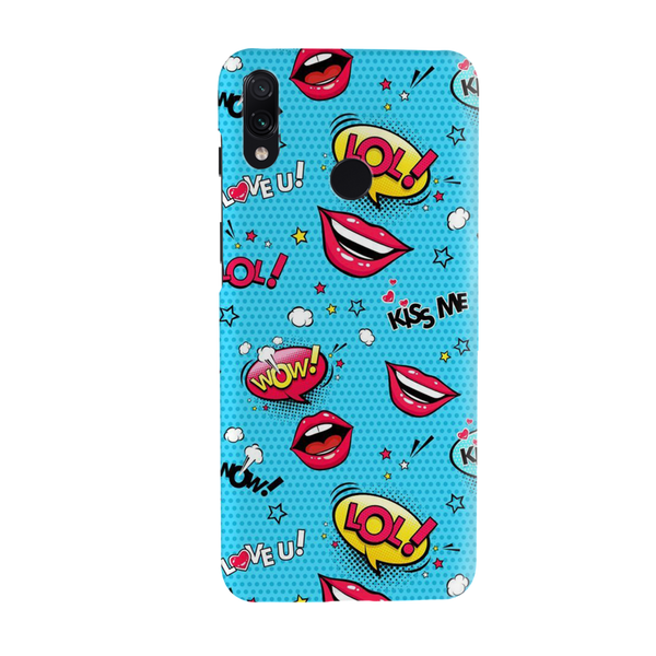 Kiss me Printed Slim Cases and Cover for Redmi Note 7 Pro