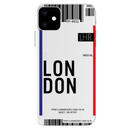 London Ticket Printed Slim Cases and Cover for iPhone 11