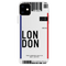 London Ticket Printed Slim Cases and Cover for iPhone 11