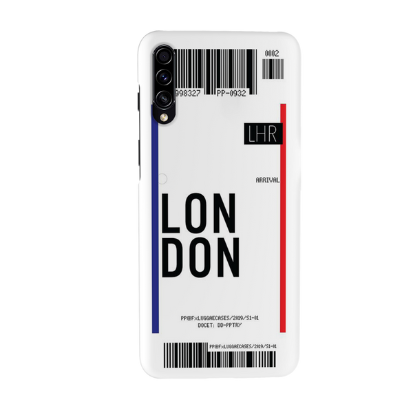 London Ticket Printed Slim Cases and Cover for Galaxy A50