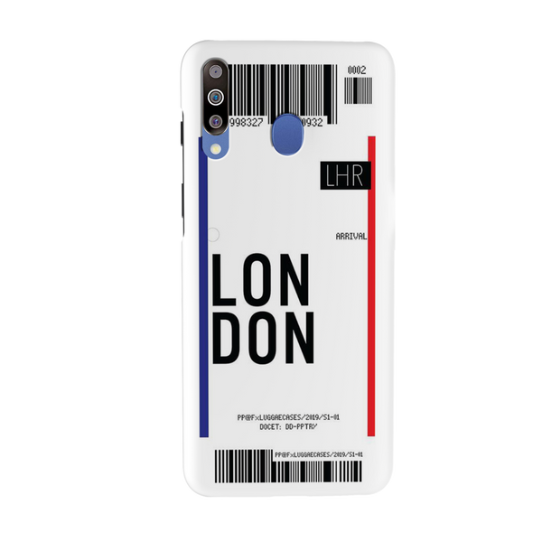 London Ticket Printed Slim Cases and Cover for Galaxy M30