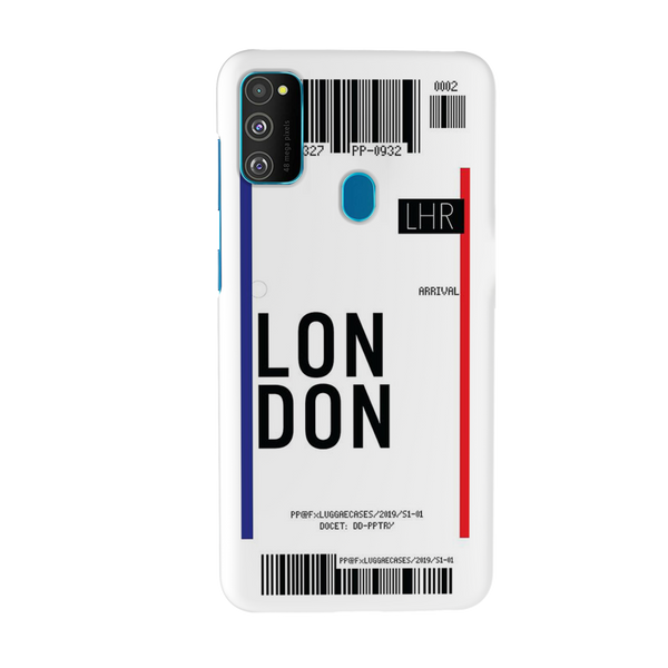 London Ticket Printed Slim Cases and Cover for Galaxy M30S