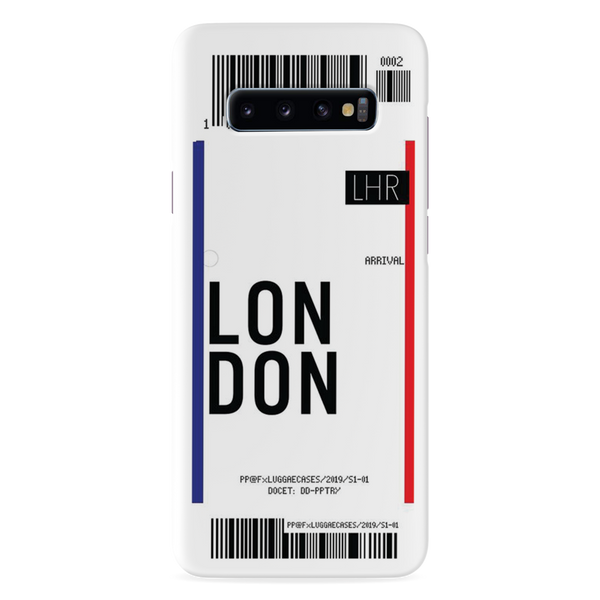 London Ticket Printed Slim Cases and Cover for Galaxy S10