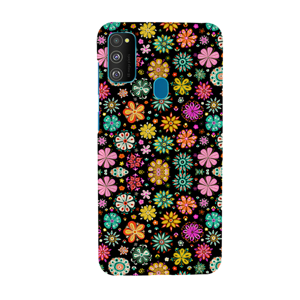 Night Florals Printed Slim Cases and Cover for Galaxy M30S