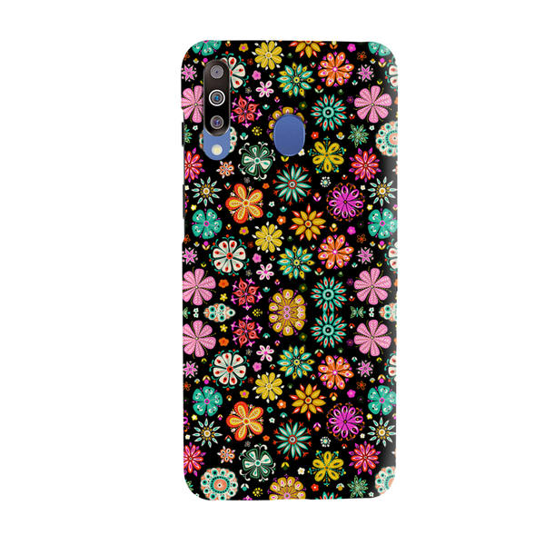 Night Florals Printed Slim Cases and Cover for Galaxy M30