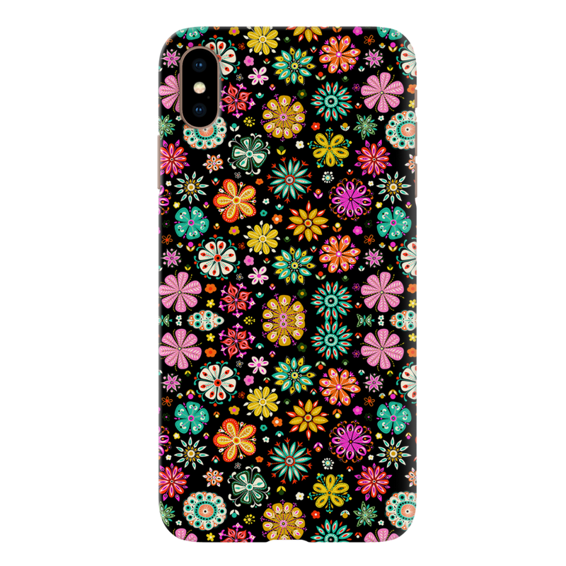 Night Florals Printed Slim Cases and Cover for iPhone XS Max