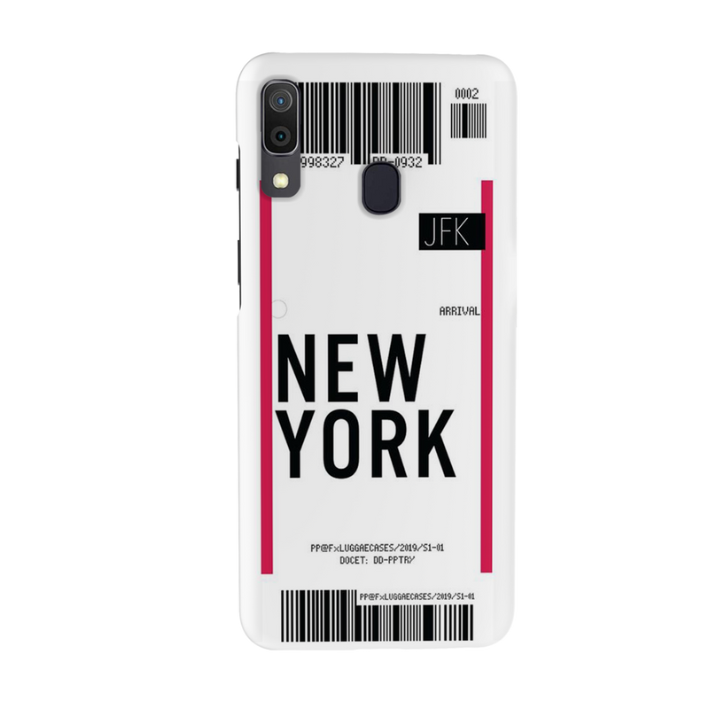 New York ticket Printed Slim Cases and Cover for Galaxy A20