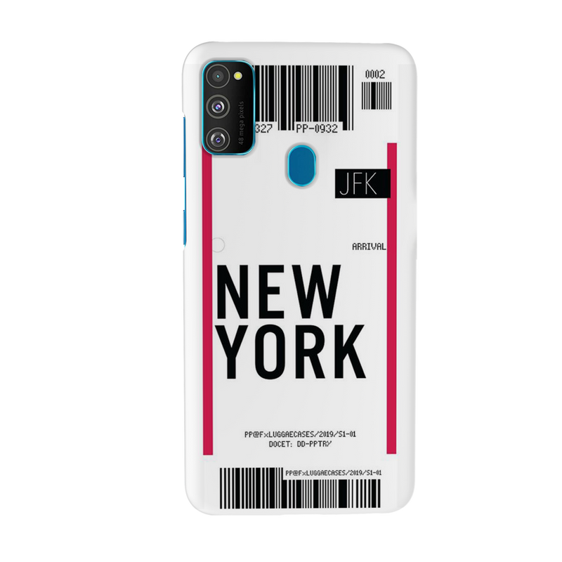 New York ticket Printed Slim Cases and Cover for Galaxy M30S