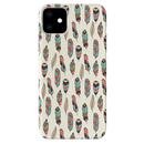 Feather pattern Printed Slim Cases and Cover for iPhone 11