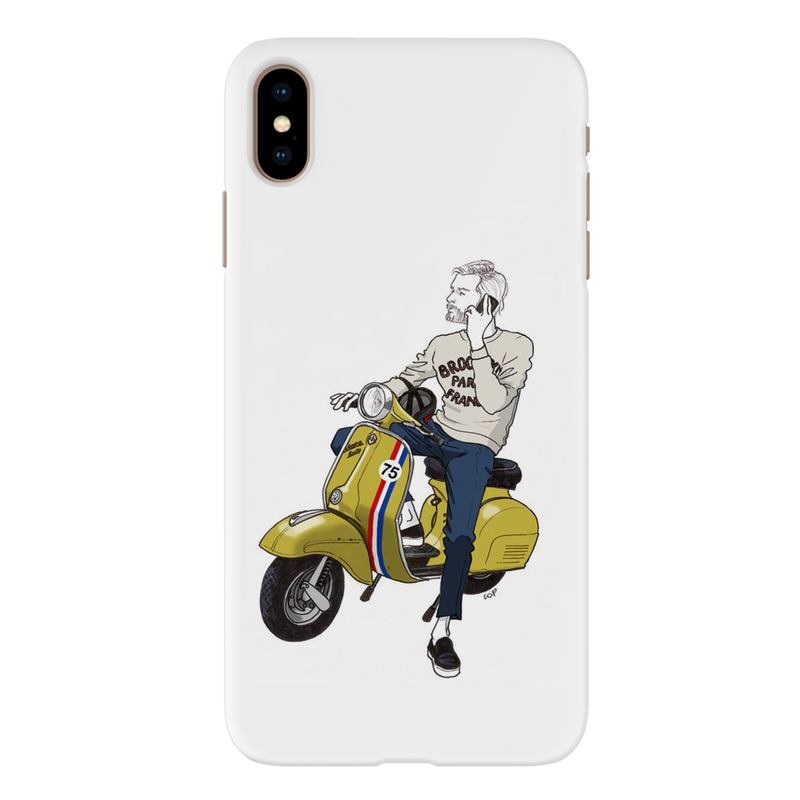 Scooter 75 Printed Slim Cases and Cover for iPhone XS Max