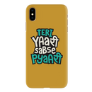 Teri Yari sabse pyari Printed Slim Cases and Cover for iPhone XS Max