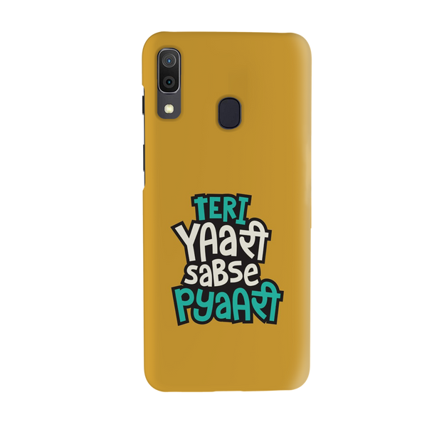 Teri Yari sabse pyari Printed Slim Cases and Cover for Galaxy A20