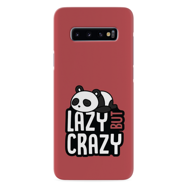 Lazy but crazy Printed Slim Cases and Cover for Galaxy S10