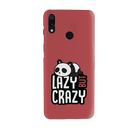 Lazy but crazy Printed Slim Cases and Cover for Redmi Note 7 Pro