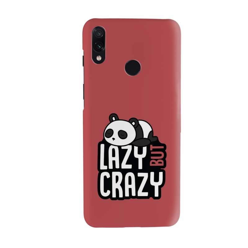 Lazy but crazy Printed Slim Cases and Cover for Redmi Note 7 Pro