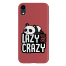 Lazy but crazy Printed Slim Cases and Cover for iPhone XR