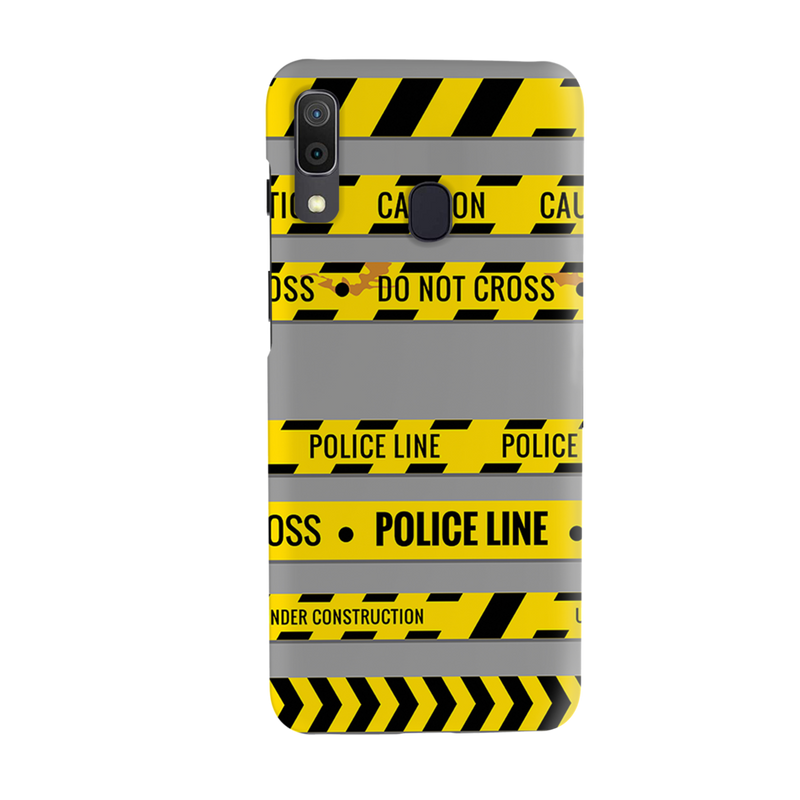 Police line Printed Slim Cases and Cover for Galaxy A20