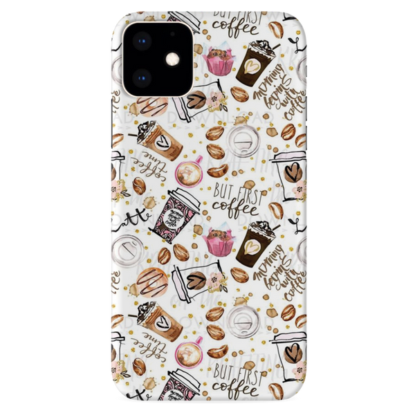 Coffee first Printed Slim Cases and Cover for iPhone 11