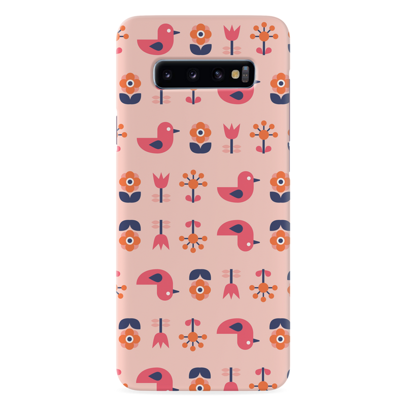 Duck and florals Printed Slim Cases and Cover for Galaxy S10