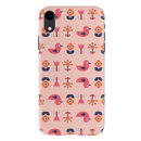 Duck and florals Printed Slim Cases and Cover for iPhone XR