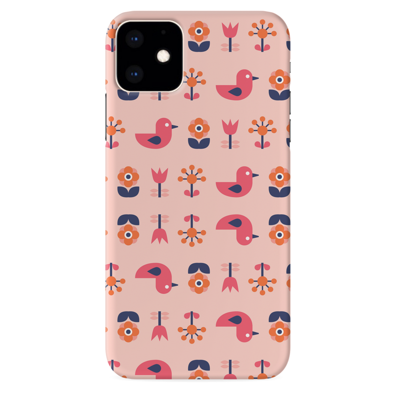 Get 50% OFF - Duck and Florals Printed Slim iPhone 11 Cover