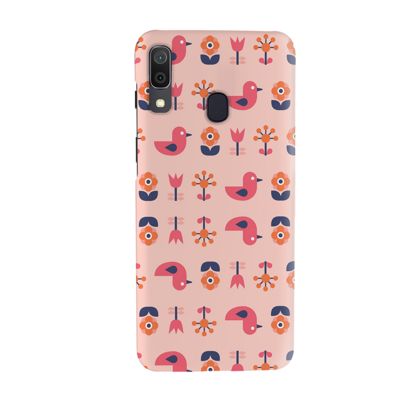 Duck and florals Printed Slim Cases and Cover for Galaxy A20