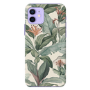Green Leafs Printed Slim Cases and Cover for iPhone 12