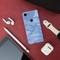 Blue and White Camouflage Printed Slim Cases and Cover for Pixel 3