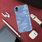 Blue and White Camouflage Printed Slim Cases and Cover for iPhone XR