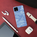 Blue and White Camouflage Printed Slim Cases and Cover for Pixel 4