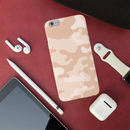 Cream and White Camouflage Printed Slim Cases and Cover for iPhone 6 Plus