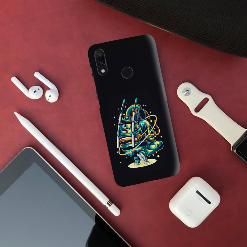 Ninja Astronaut Printed Slim Cases and Cover for Redmi Note 7 Pro