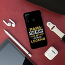 Papa the legend Printed Slim Cases and Cover for Redmi Note 8