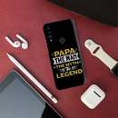 Papa the legend Printed Slim Cases and Cover for Galaxy A20S