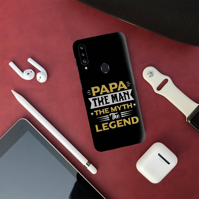 Papa the legend Printed Slim Cases and Cover for Galaxy A20S