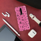 Pink Hearts Printed Slim Cases and Cover for OnePlus 7 Pro