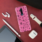 Pink Hearts Printed Slim Cases and Cover for OnePlus 7T Pro