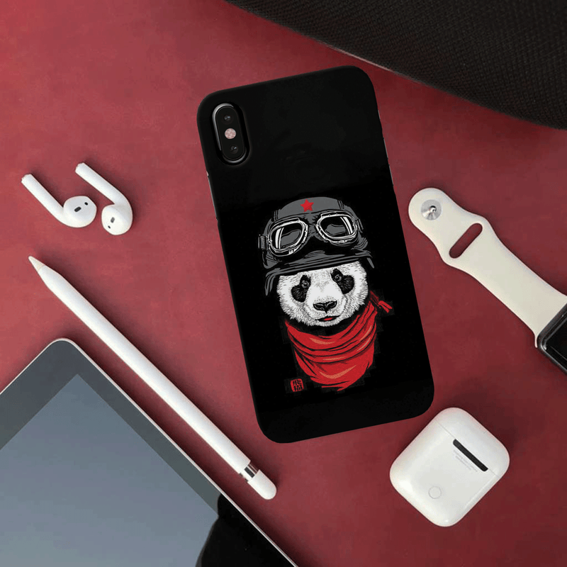 Rider Panda Printed Slim Cases and Cover for iPhone X