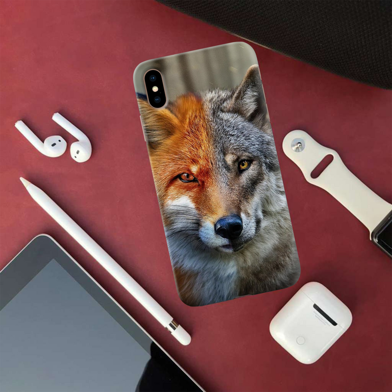 Wolf Printed Slim Cases and Cover for iPhone XS Max