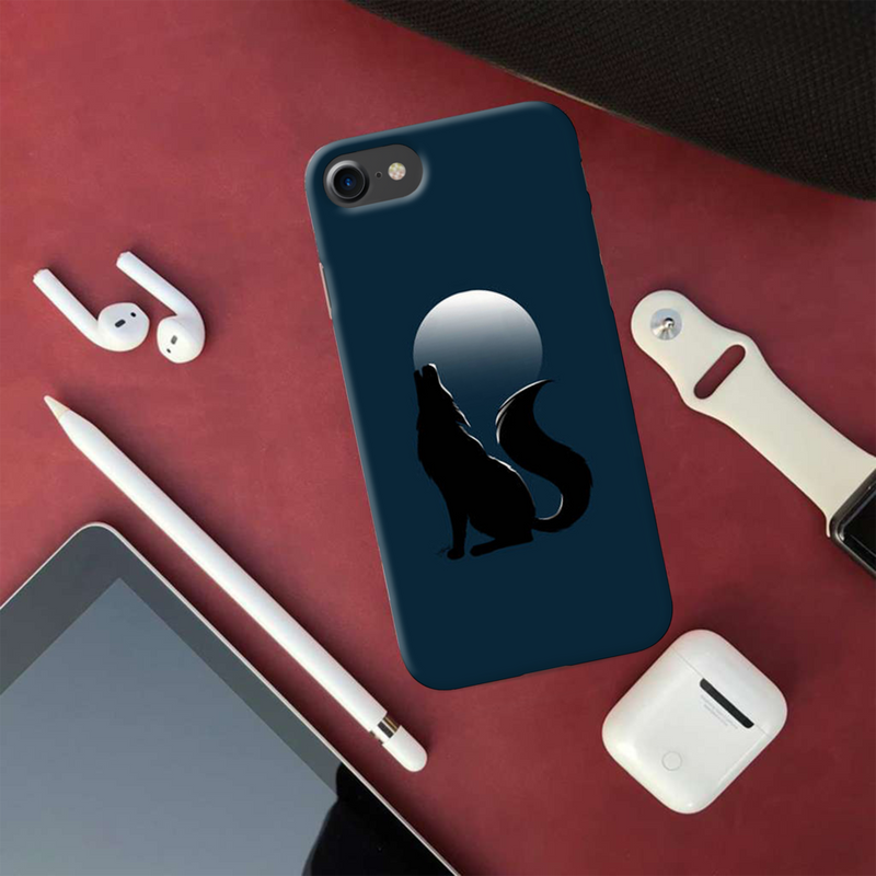 Wolf howling Printed Slim Cases and Cover for iPhone 7