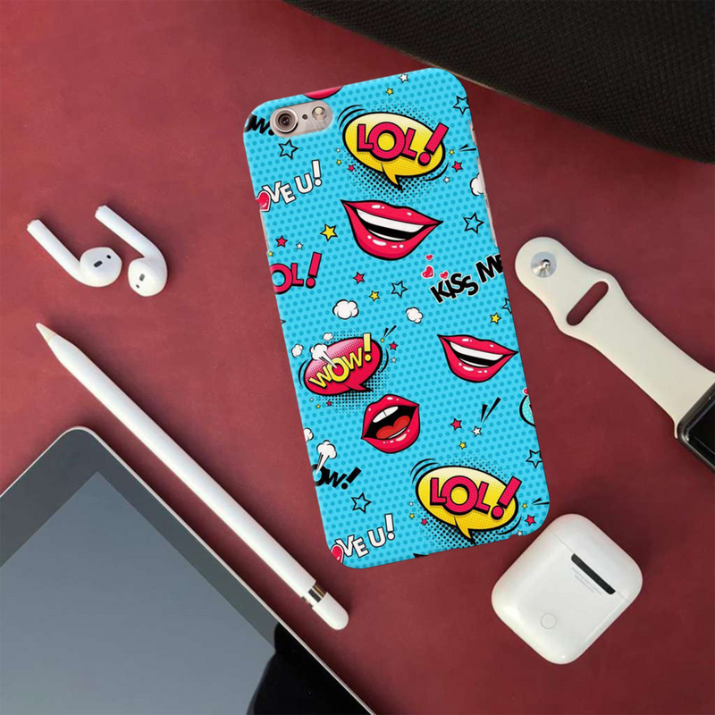 Kiss me Printed Slim Cases and Cover for iPhone 6