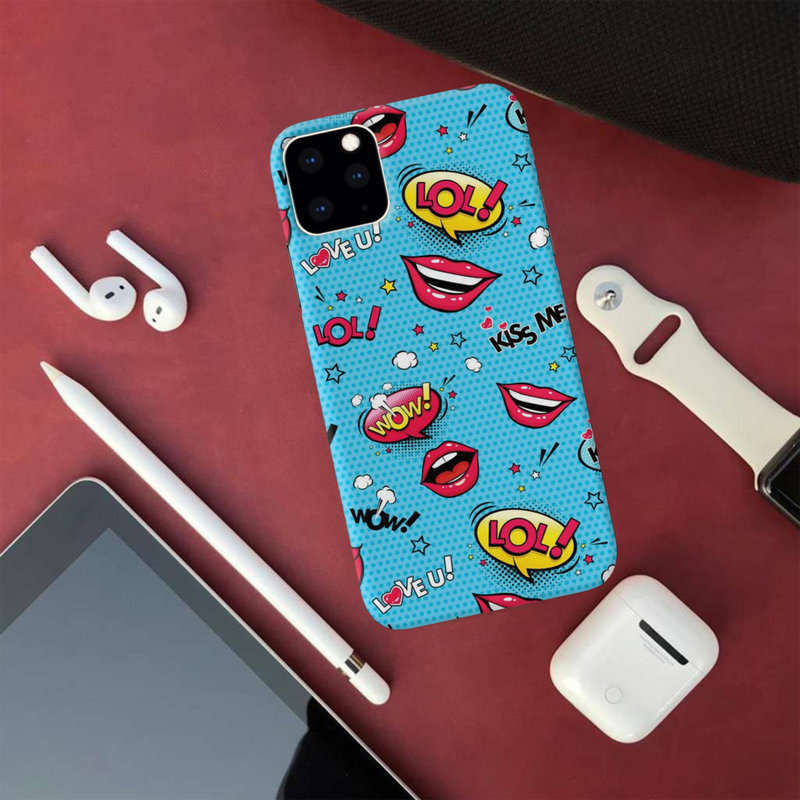 Kiss me Printed Slim Cases and Cover for iPhone 11 Pro Max