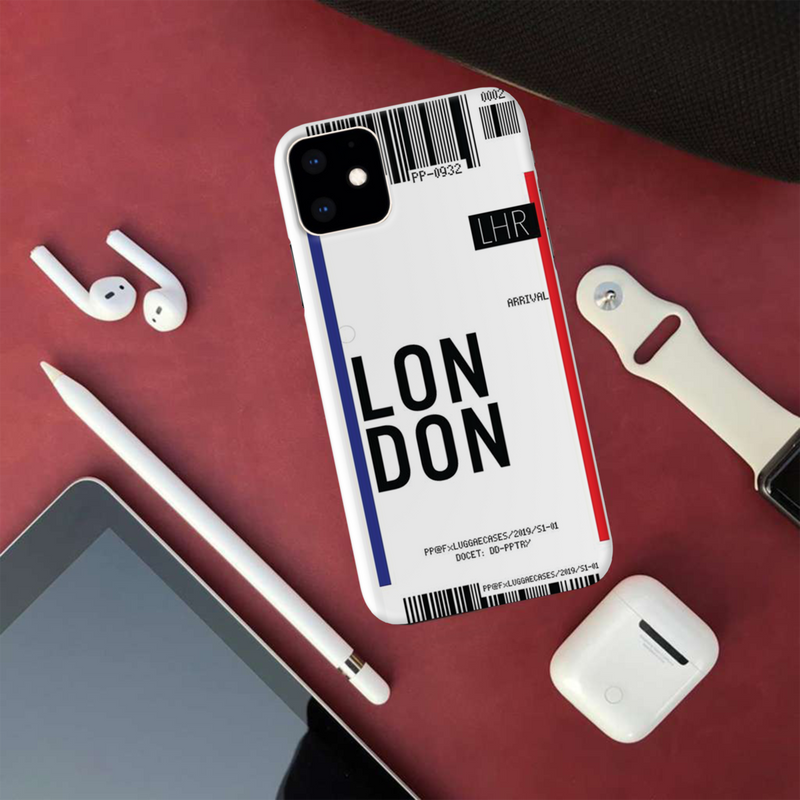 London Ticket Printed Slim Cases and Cover for iPhone 11