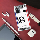 London Ticket Printed Slim Cases and Cover for Redmi Note 10 Pro Max