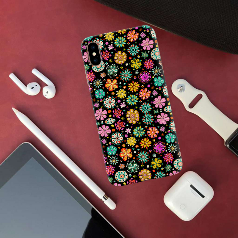 Night Florals Printed Slim Cases and Cover for iPhone XS Max