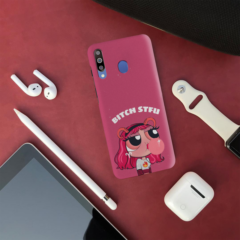 Samsung Galaxy M30 Bitch STFU Printed Cases